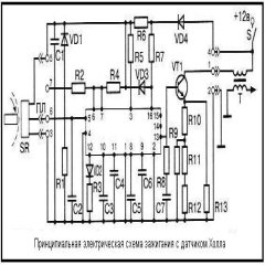 Датчик холла схемы включения и особенности функционирования