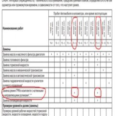 При каком пробеге меняется ремень грм на различных моделях авто