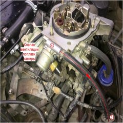 Как подсоединить трубки в карбюратор и настроить его