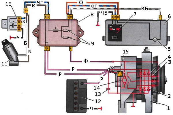 Схема генератор
